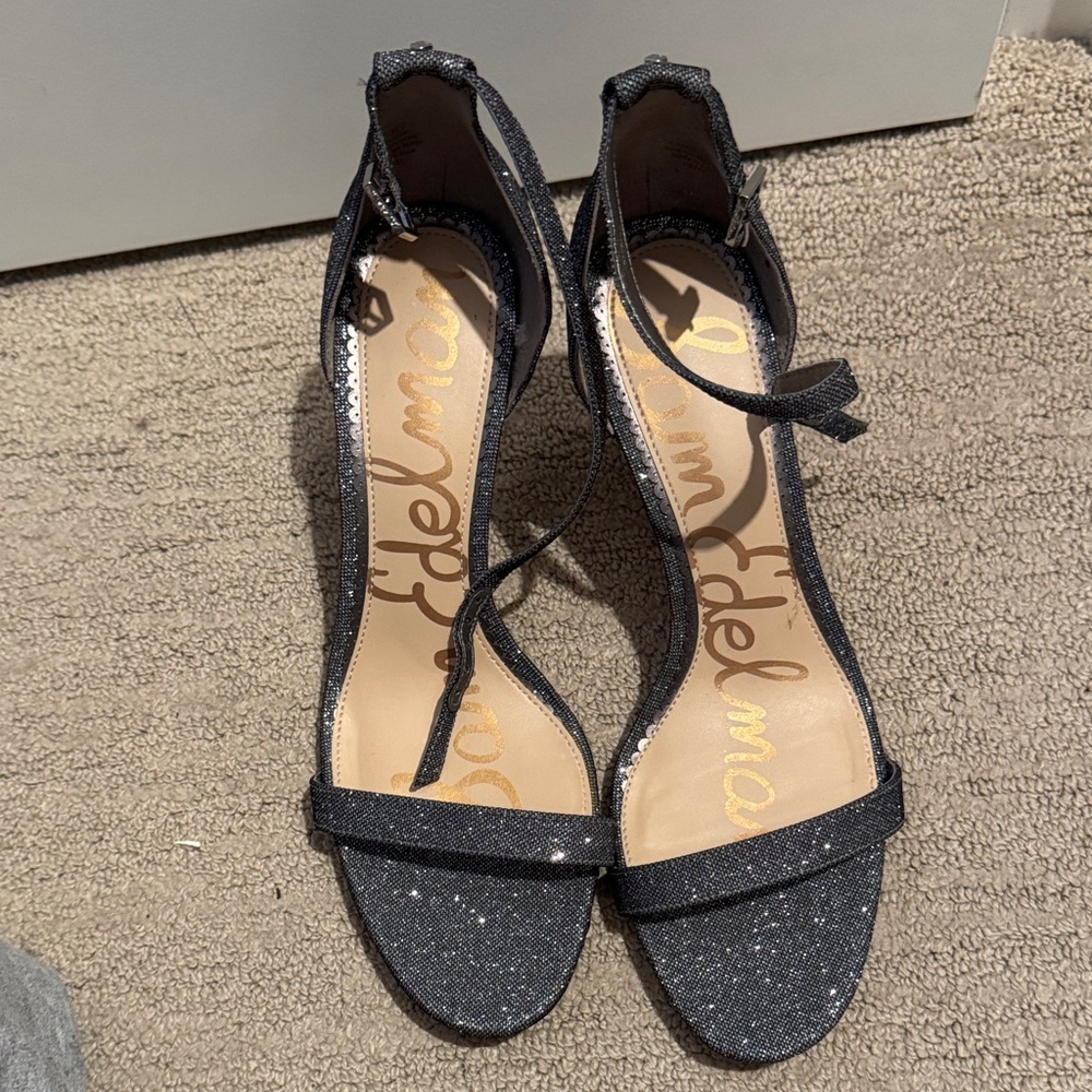 Sam Edelman Glittery Black Heels